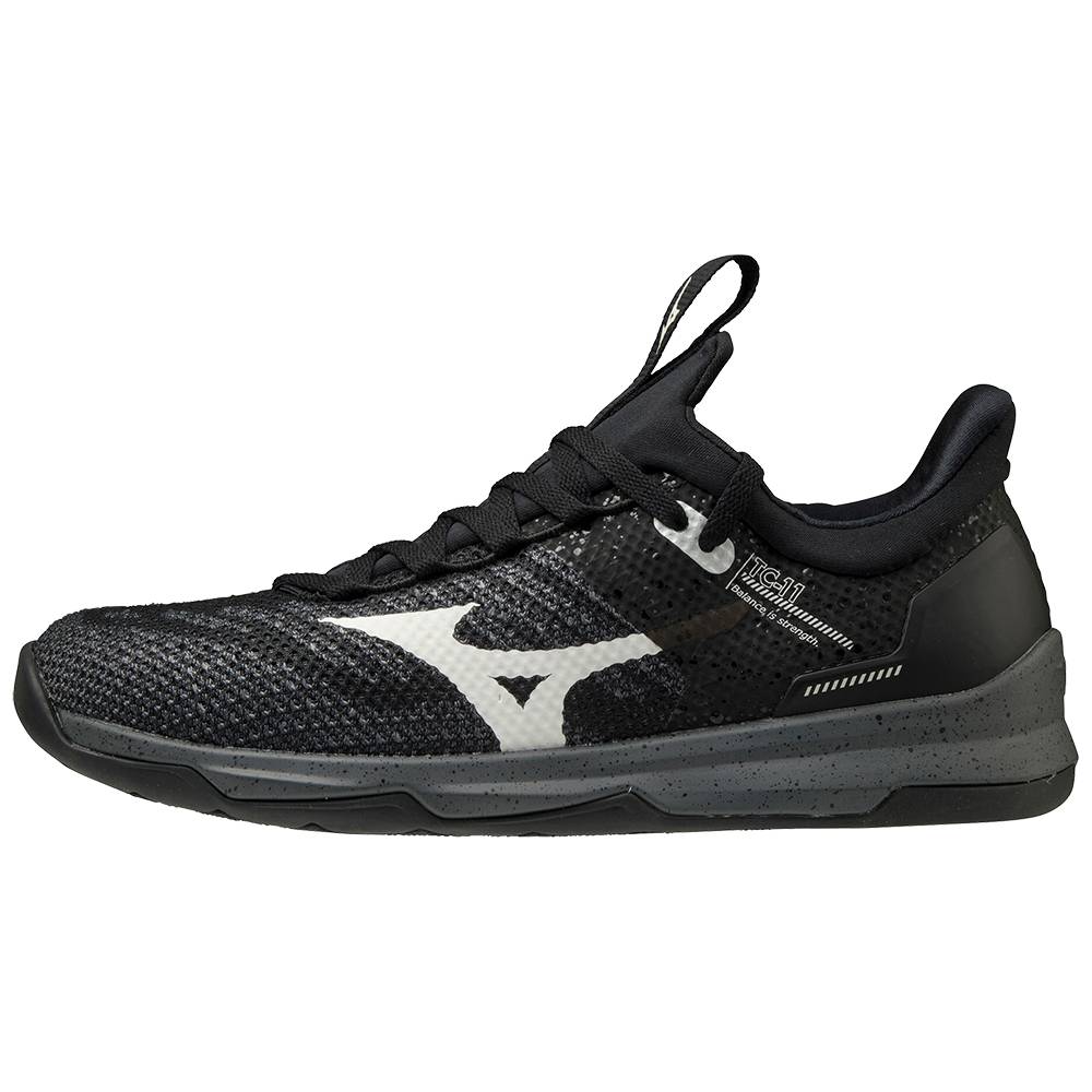 Damske Botasky Mizuno TC-11 Čierne/Biele Vypredaj BTHN70832